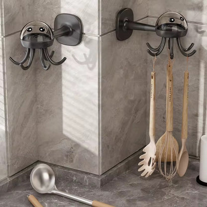 Gancho Organizador Pared Pulpo Giro 360°